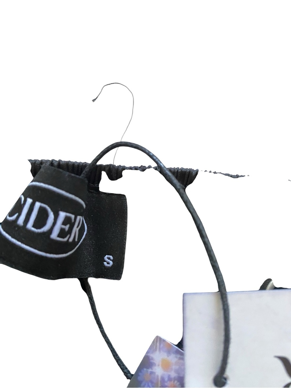 Cider Black Satin Lace-Up Ruched Bustier Crop Top - Picture 3 of 5